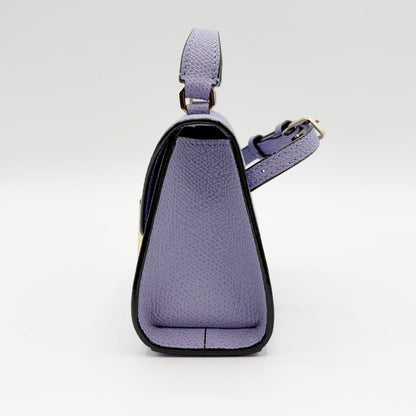 Valextra Iside Belt Leather 2-Way Waist Pouch Purple