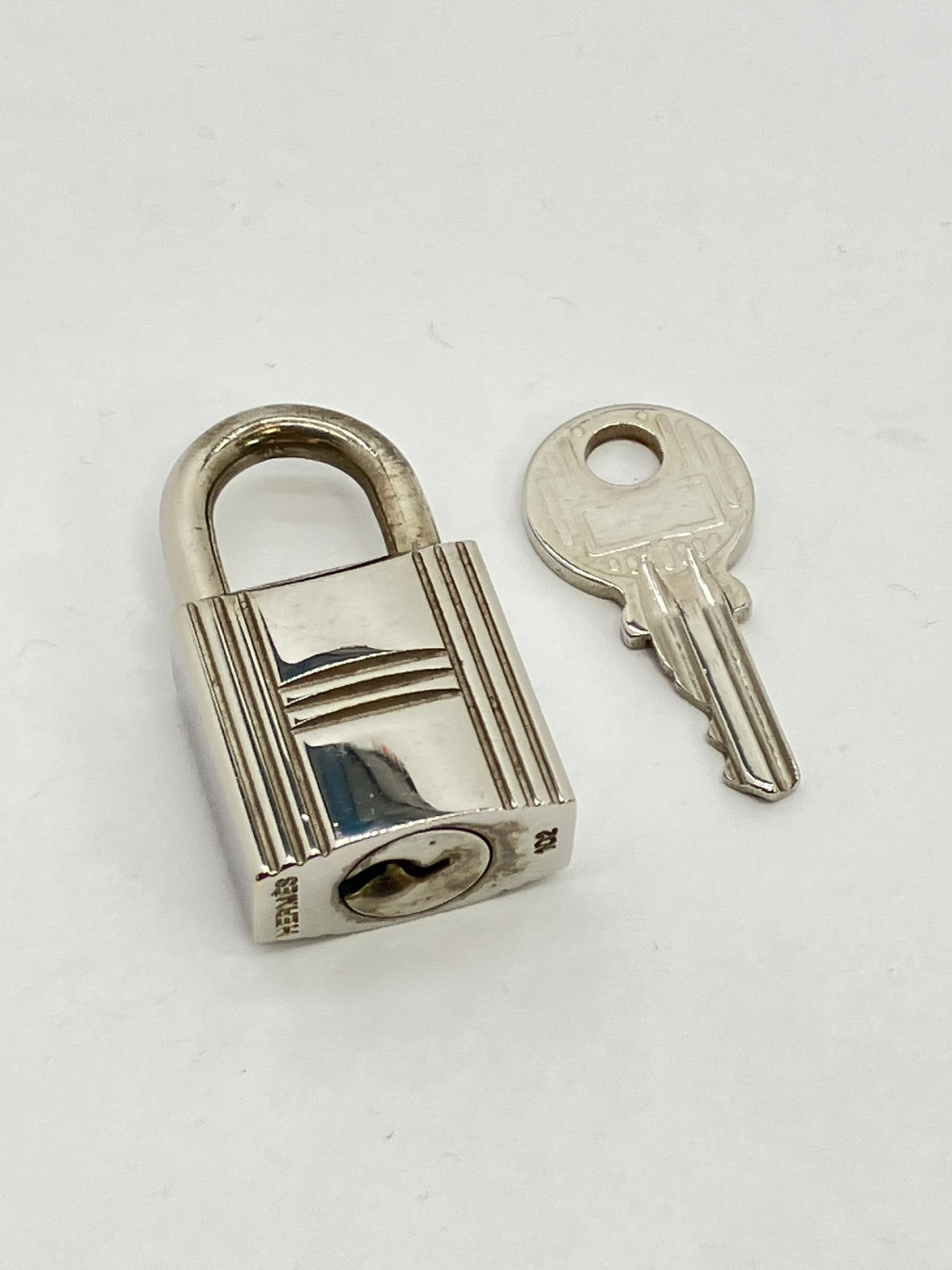HERMES Cadena and Key Set, Keys and Padlock, Silver, Other Accessories