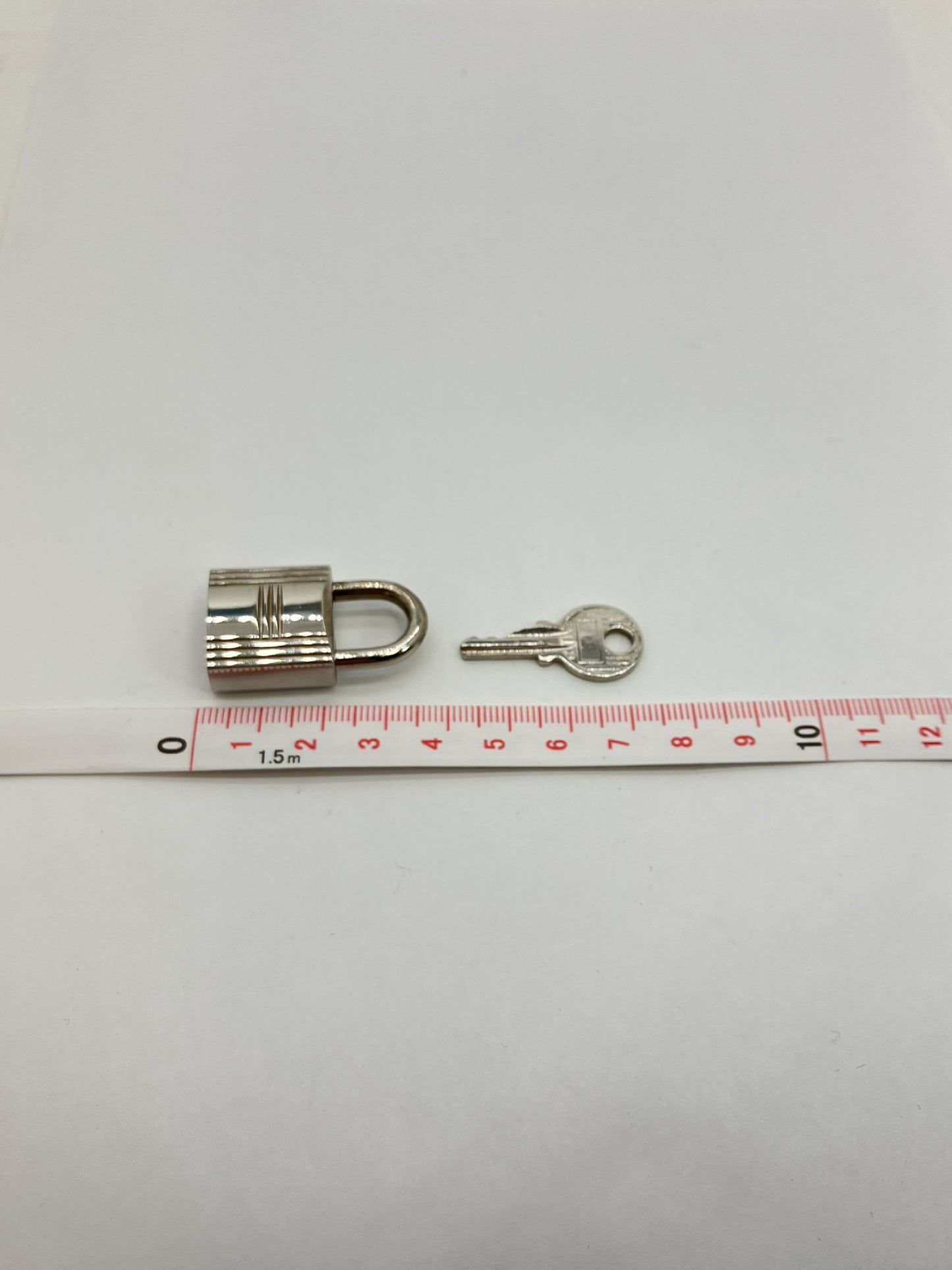 HERMES Cadena and Key Set, Keys and Padlock, Silver, Other Accessories