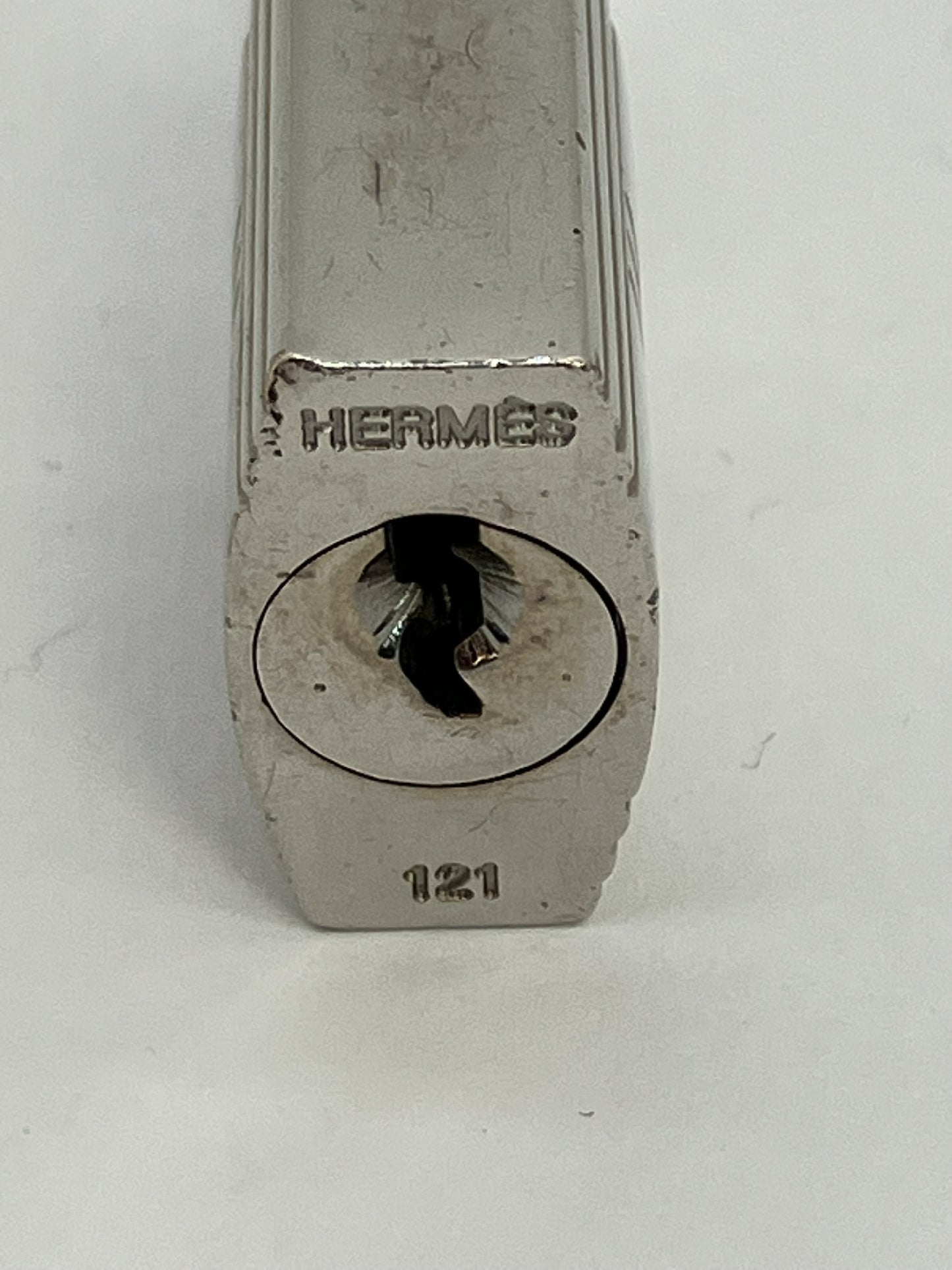 HERMES Cadena and Key Set, Keys and Padlock, Silver, Other Accessories