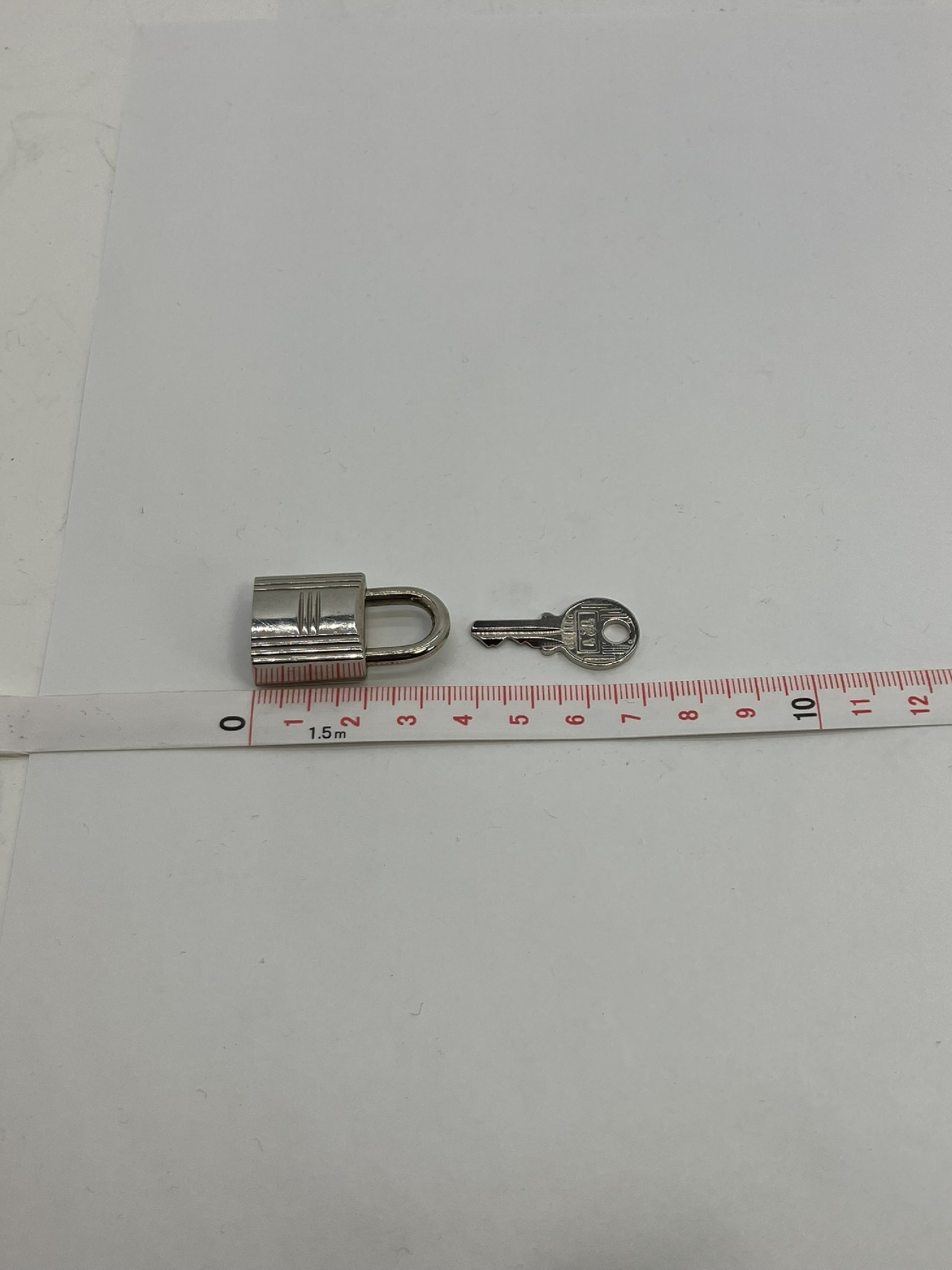 HERMES Cadena and Key Set, Keys and Padlock, Silver, Other Accessories