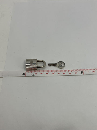 HERMES Cadena and Key Set, Keys and Padlock, Silver, Other Accessories