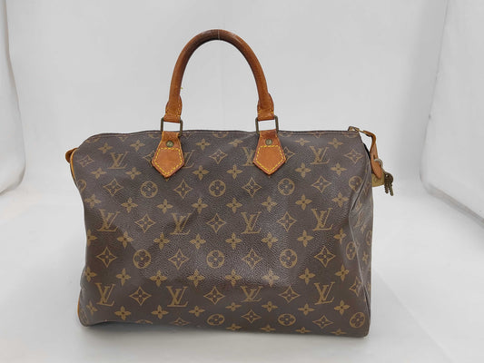 LOUIS VUITTON Monogram M41107 Speedy 35 Handbag VI864 Bag