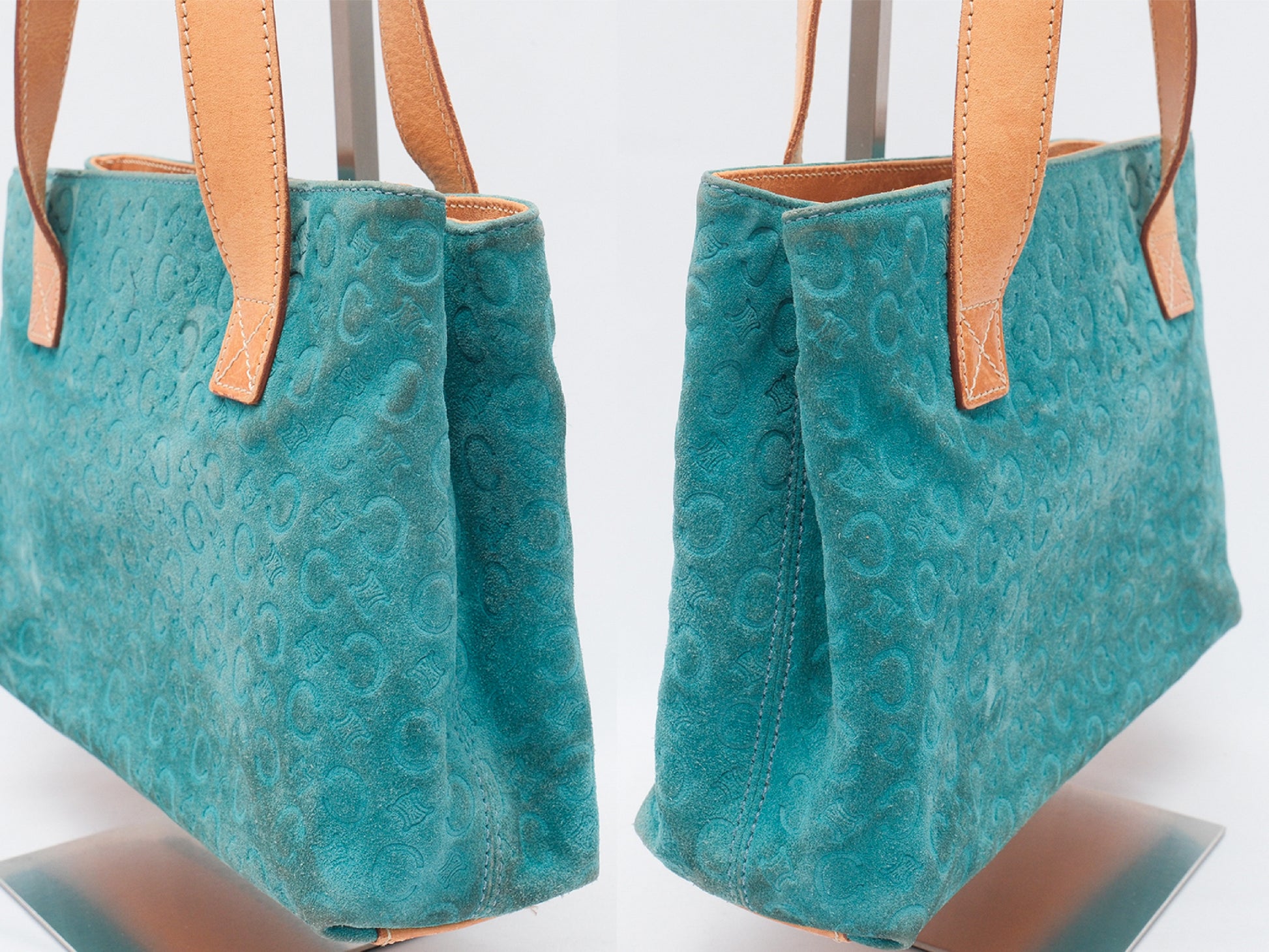 CELINE suede handbag