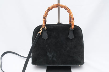 GUCCI Bamboo 2-Way Shoulder Bag/Handbag