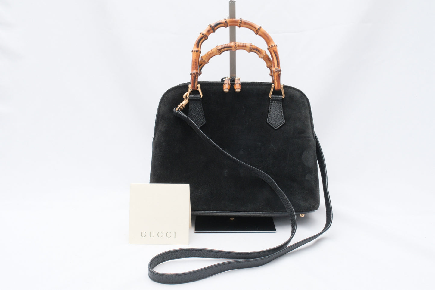 GUCCI Bamboo 2-Way Shoulder Bag/Handbag