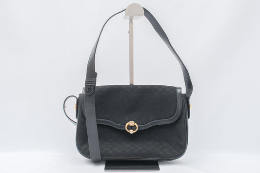 GUCCI Old Micro GG Shoulder Bag 2-way Vintage Handbag