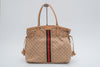 GUCCI GG Sherry Line Horsebit Tote Bag