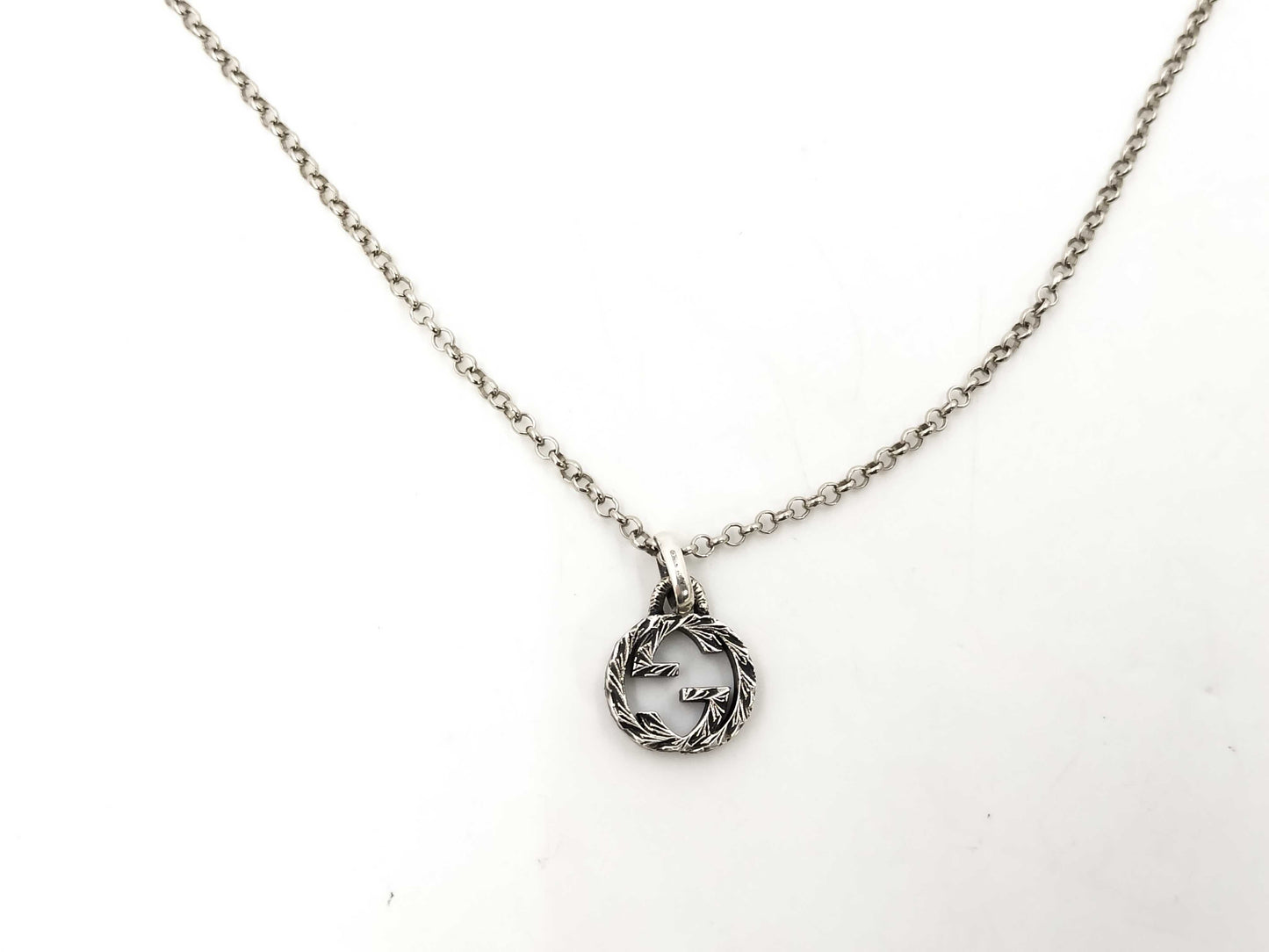 GUCCI Interlocking Necklace SV925 Necklace