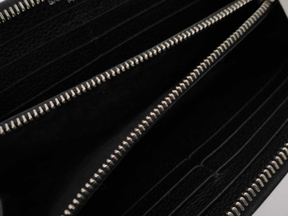 SAINT LAURENT Round Zip Long Wallet