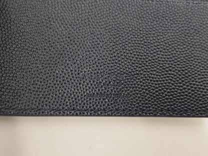 SAINT LAURENT Money Clip, Dark Navy, Billfold Wallet