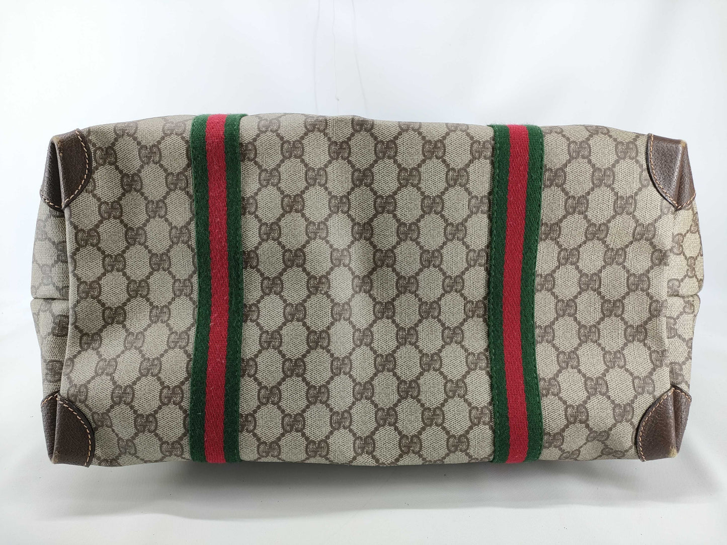 GUCCI GG Supreme Gucci Old Gucci GG Supreme Sherry Boston Tote Bag