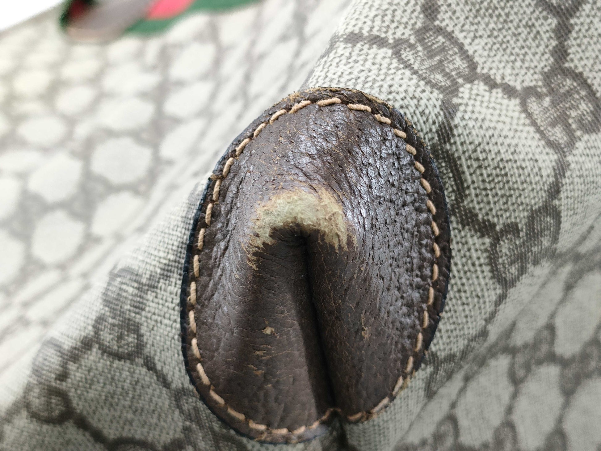 GUCCI GG Supreme Gucci Old Gucci GG Supreme Sherry Boston Tote Bag