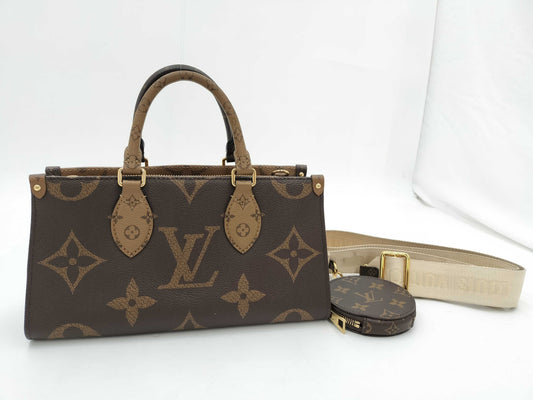 LOUIS VUITTON Monogram Giant Reverse On the Go New Arrival Handbag M46653 RFID Shoulder Strap/Pouch Handbag