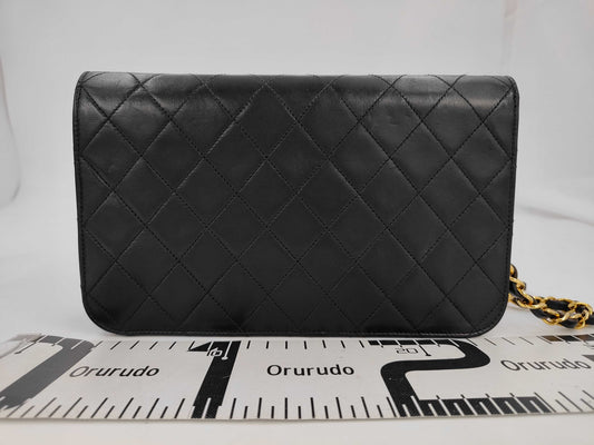 CHANEL Matelasse Lambskin Push Lock Chain Shoulder Bag