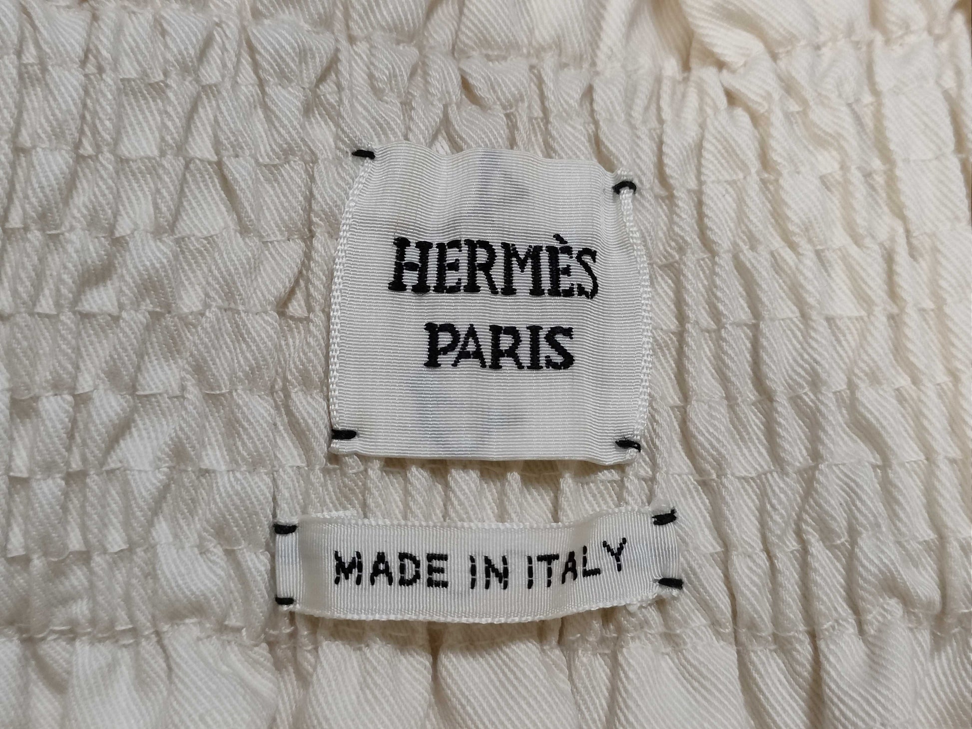 HERMES High Waist Smock Skirt