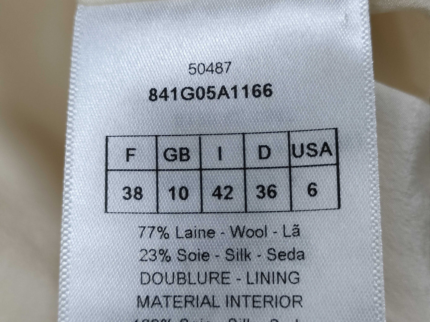 Dior Off-the-Shoulder Double-Breasted French Sleeve Jacket