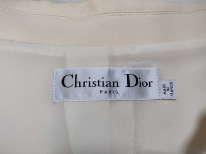 Dior Off-the-Shoulder Double-Breasted French Sleeve Jacket
