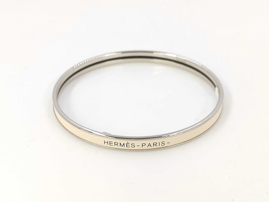 HERMES Enamel Bangle XF Uni Bracelet/Bangle