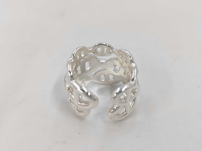 HERMES Chaine d'Ancre Enchaine Ring 925 GM 14.9g Ring