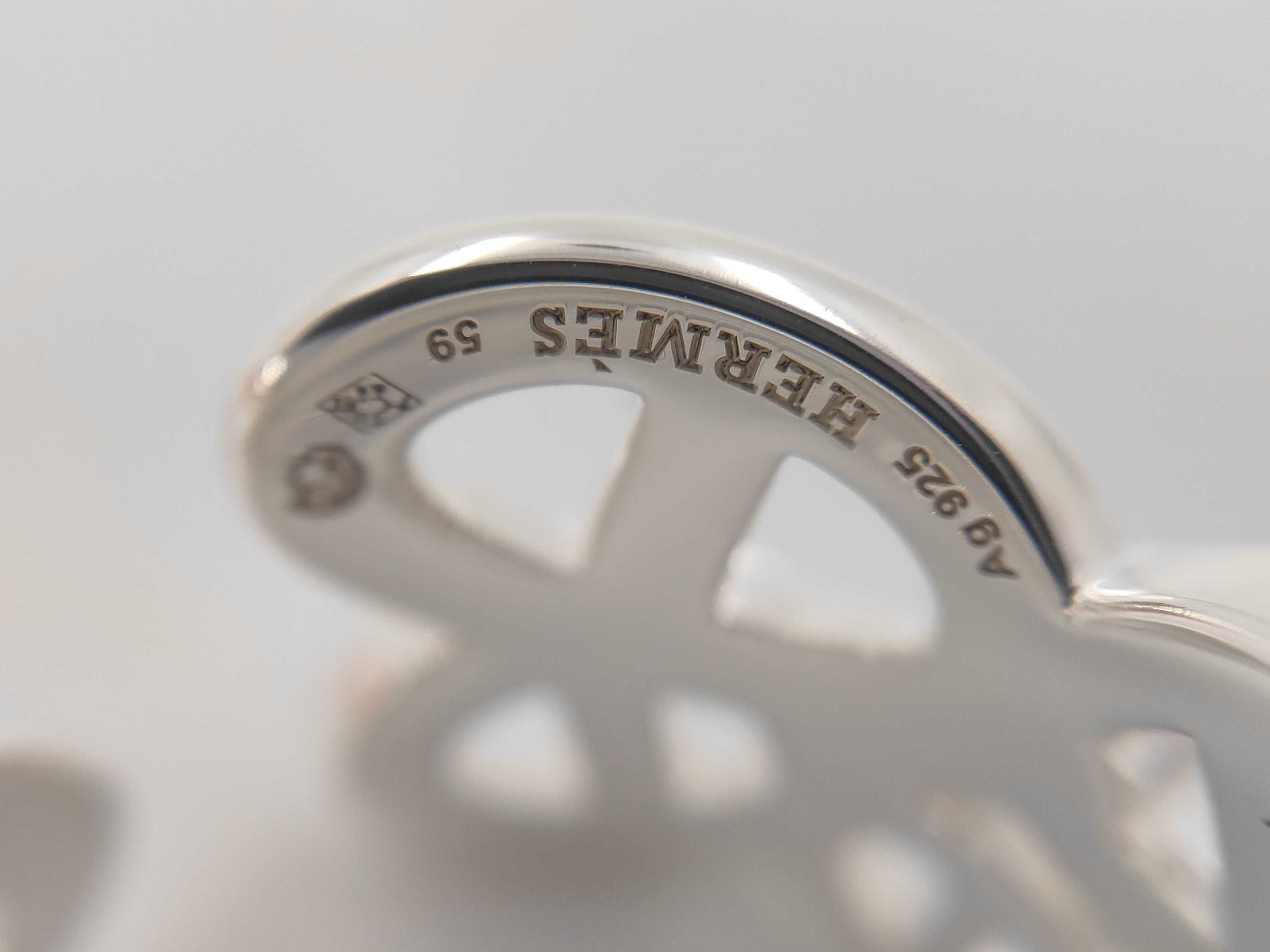 HERMES Chaine d'Ancre Enchaine Ring 925 GM 14.9g Ring