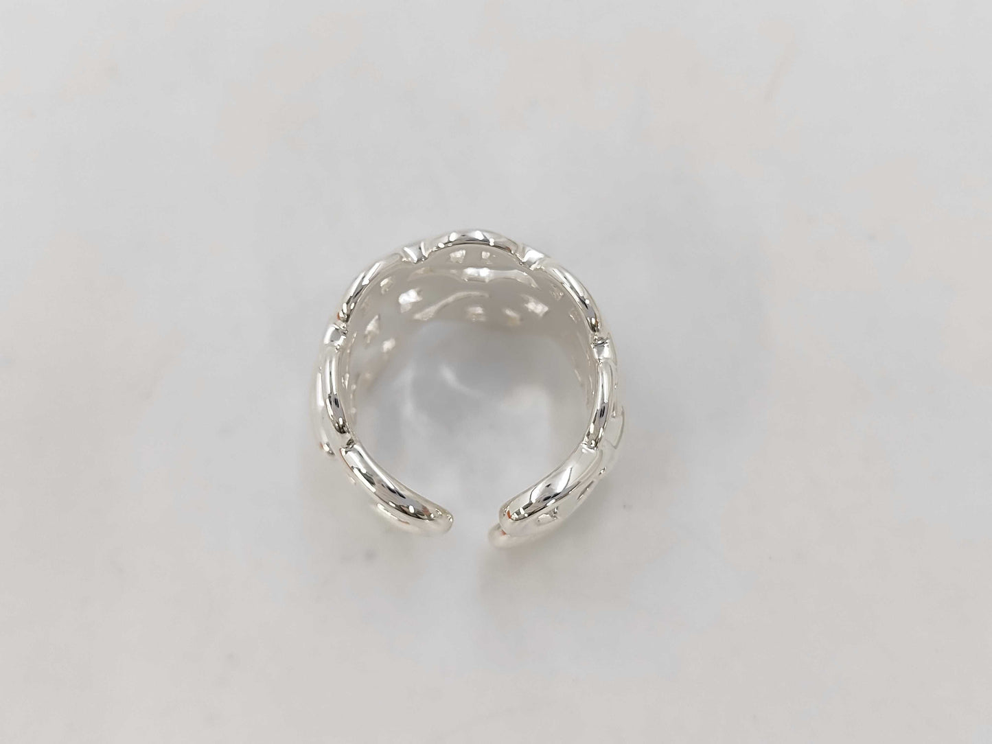 HERMES Chaine d'Ancre Enchaine Ring 925 GM 14.9g Ring