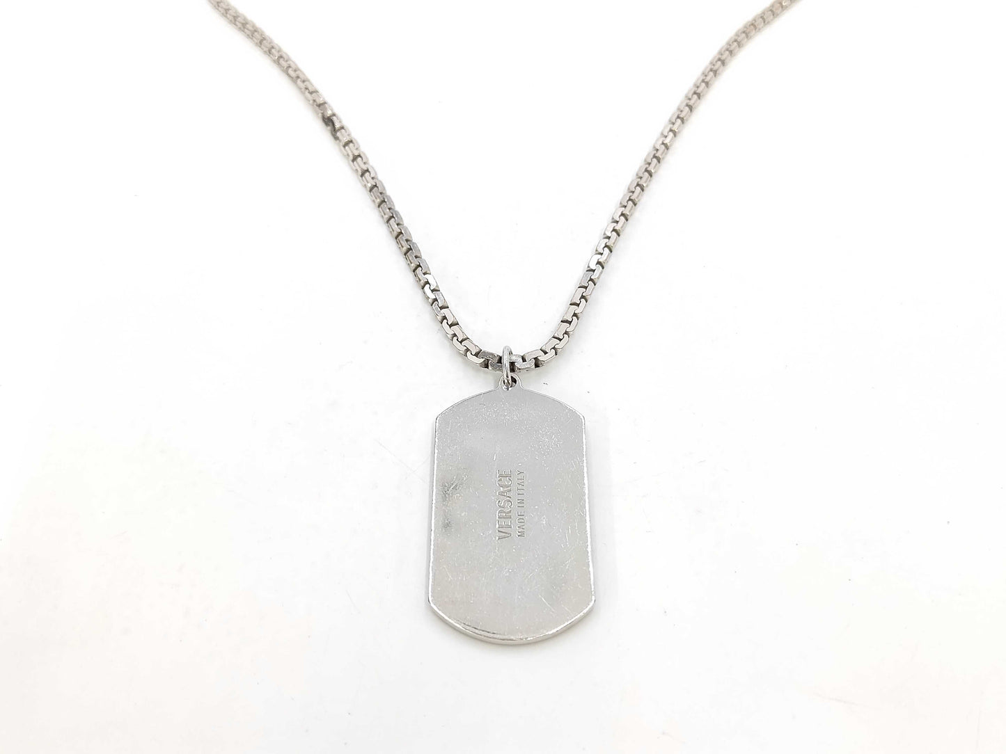 VERSACE Medusa Dog Tag Pendant Necklace DG14698 Bracelet/Bangle