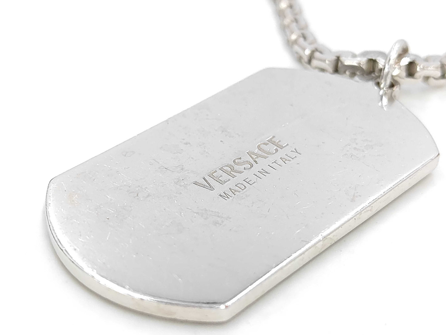VERSACE Medusa Dog Tag Pendant Necklace DG14698 Bracelet/Bangle