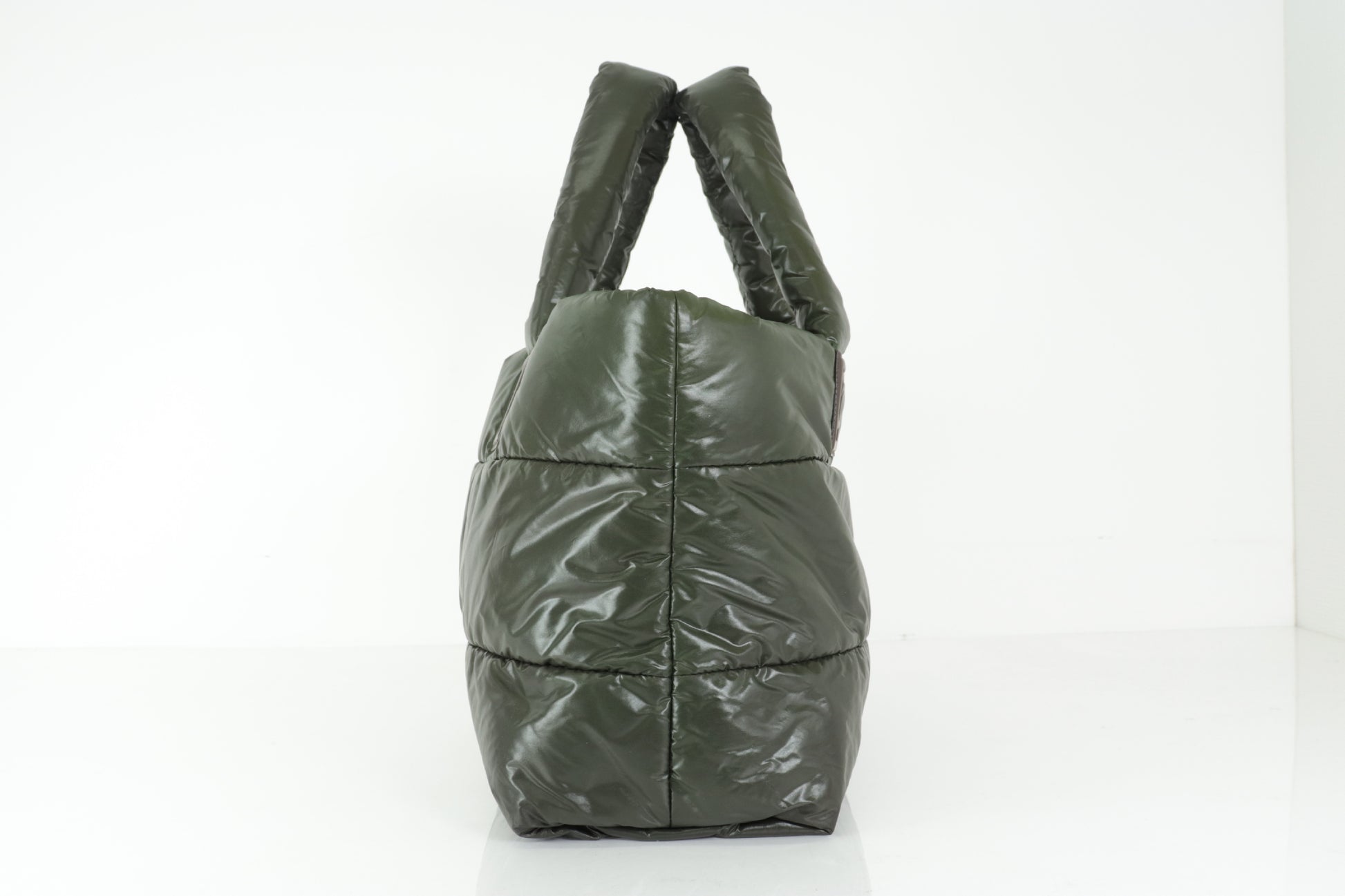 CHANEL Coco Cocoon Tote Bag Khaki 13 Series Tote Bag