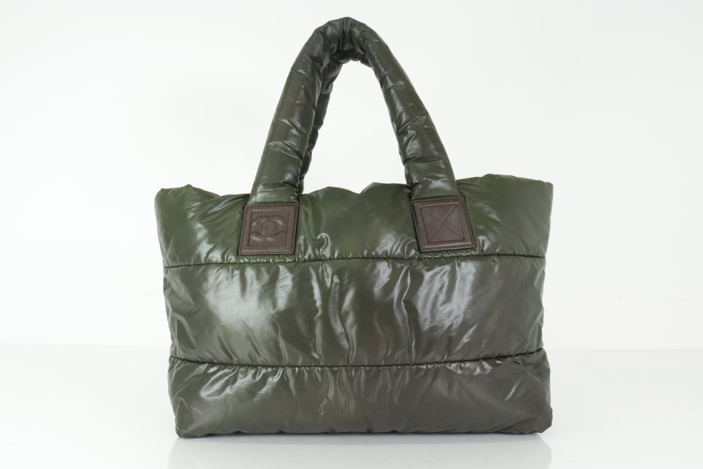 CHANEL Coco Cocoon Tote Bag Khaki 13 Series Tote Bag