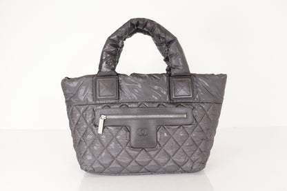 CHANEL Coco Cocoon Tote Bag Gray 14 Series Tote Bag