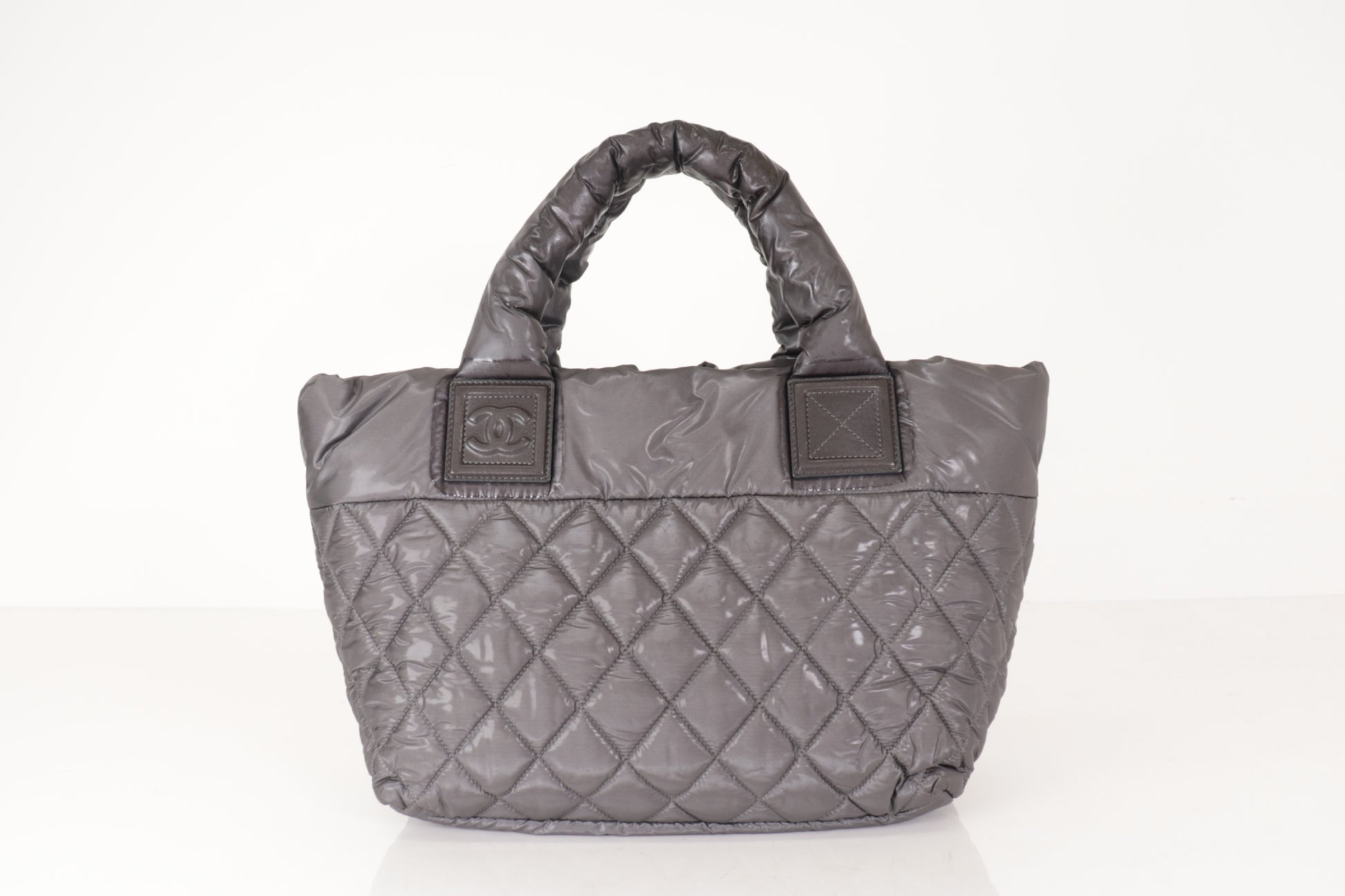 CHANEL Coco Cocoon Tote Bag Gray 14 Series Tote Bag