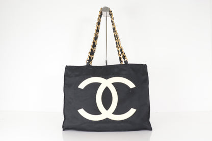 CHANEL Decacoco Nylon Chain Tote, No. 4 Tote Bag