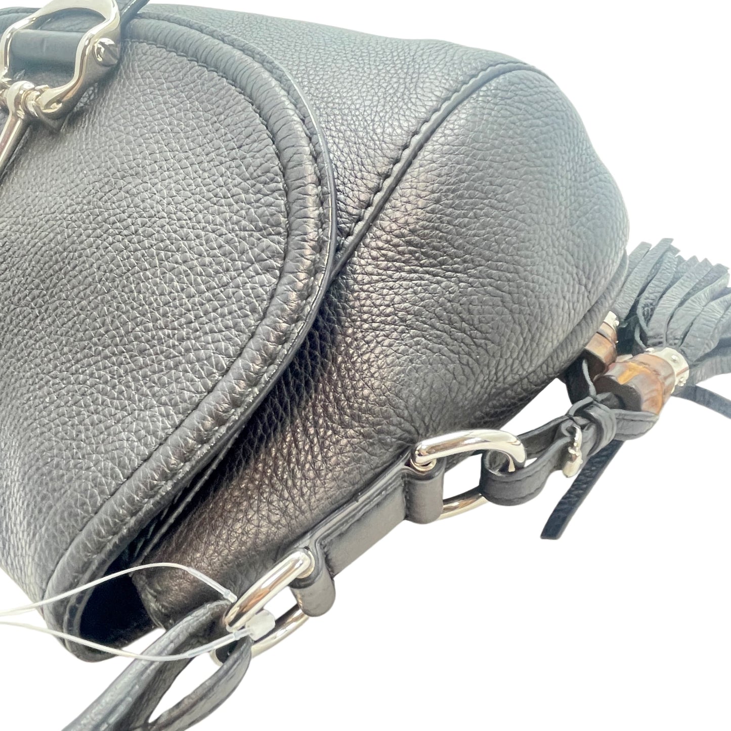 GUCCI Bamboo Horsebit Shoulder Bag