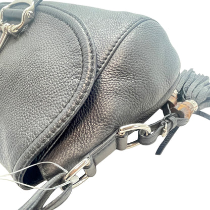 GUCCI Bamboo Horsebit Shoulder Bag