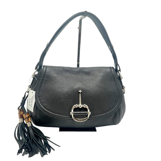 GUCCI Bamboo Horsebit Shoulder Bag