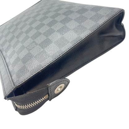 LOUIS VUITTON Damier Graphite Clutch Bag