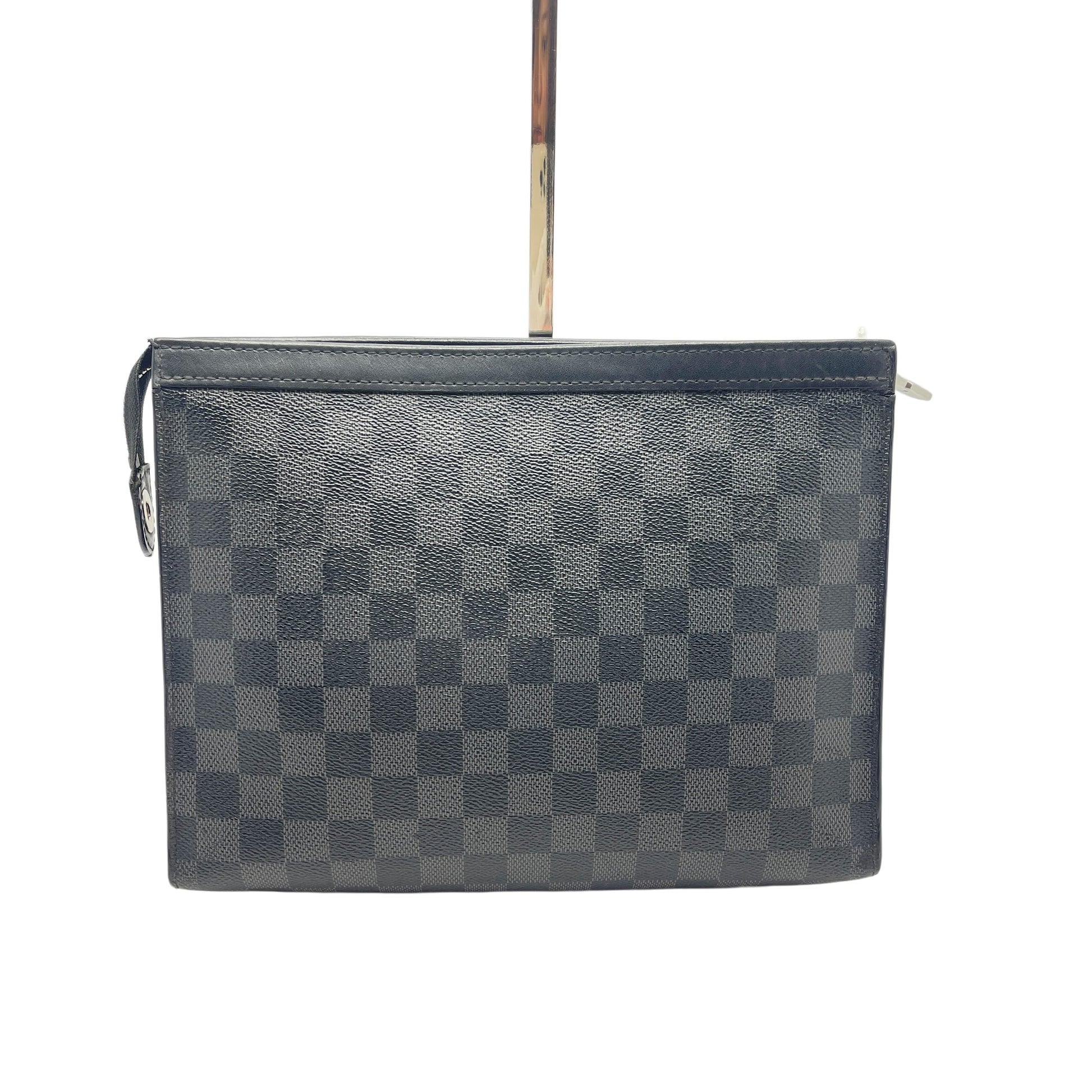 LOUIS VUITTON Damier Graphite Clutch Bag