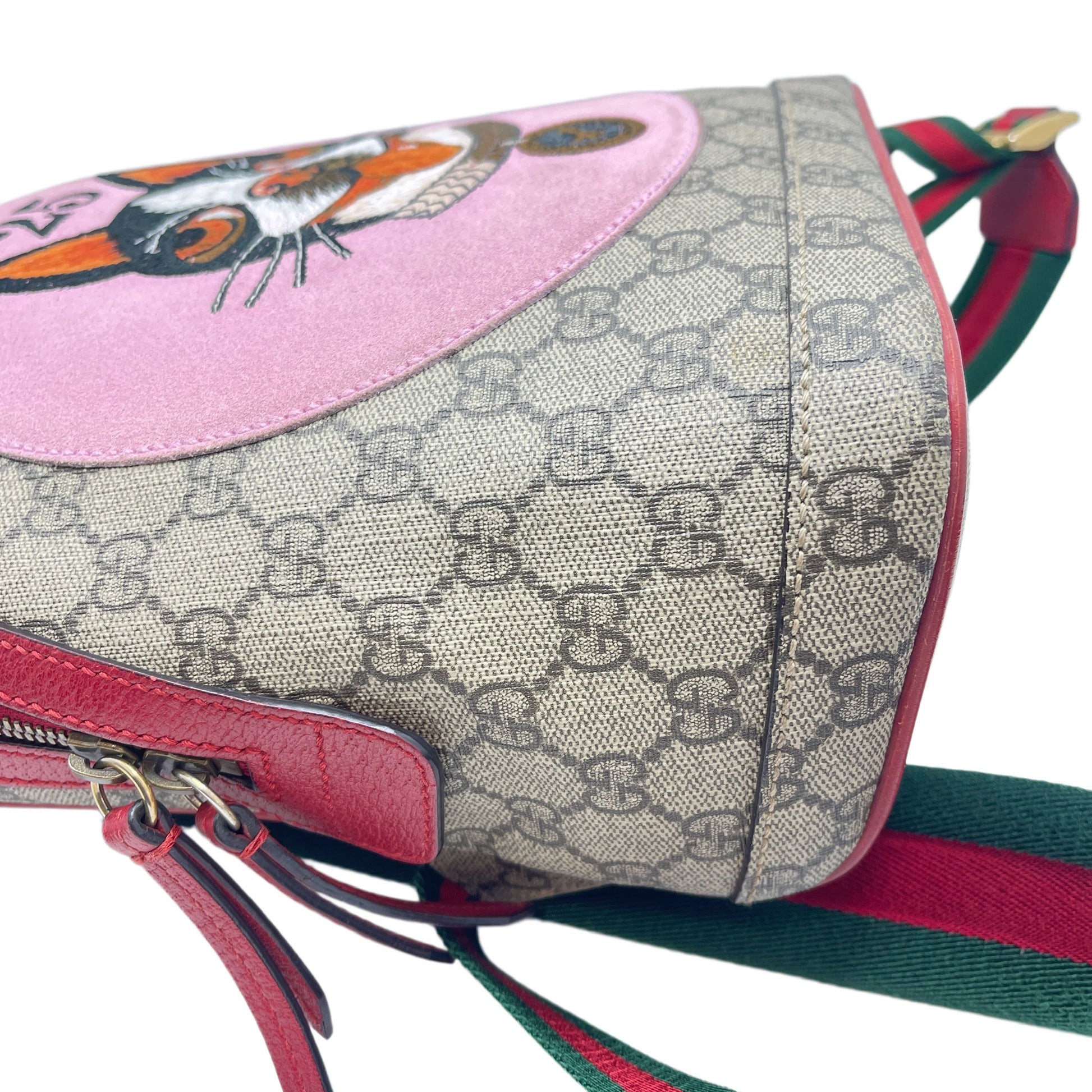 GUCCI GG Supreme Bosco Dog Backpack