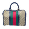 GUCCI Gucci Canvas Sherry Line Boston Bag