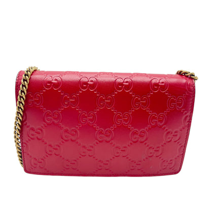 GUCCI Guccissima Cherry Mini Chain Shoulder Bag