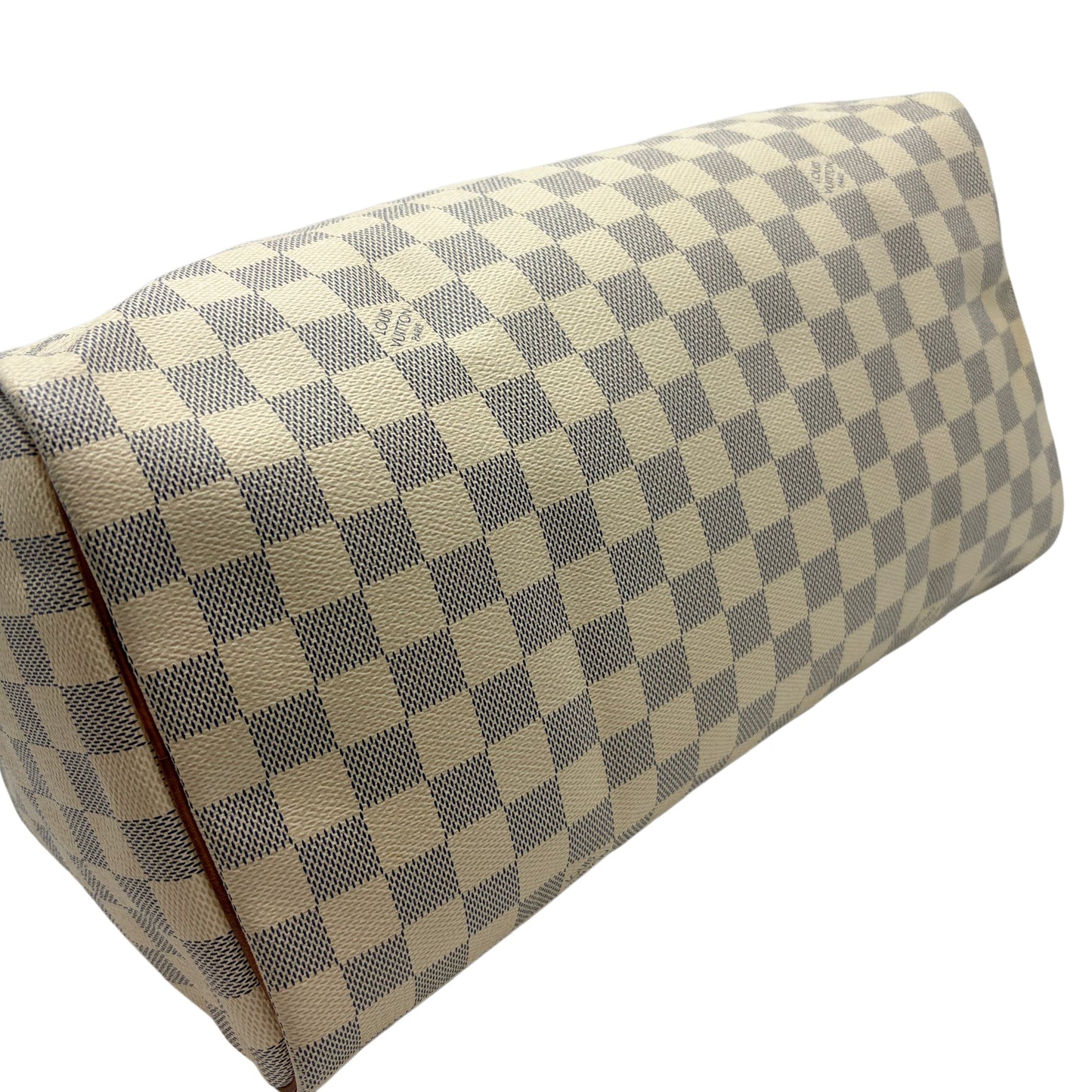 LOUIS VUITTON Damier Azur Speedy 30 Handbag Boston Bag