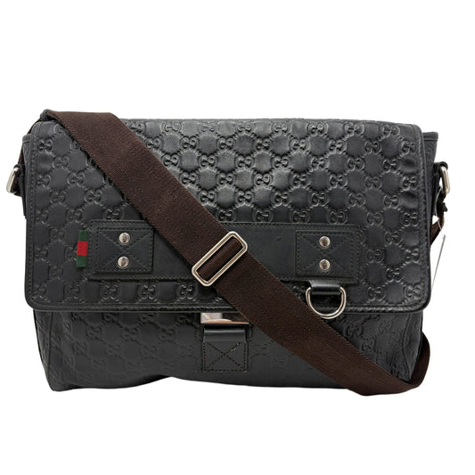 GUCCI Guccissima Leather Shoulder Bag