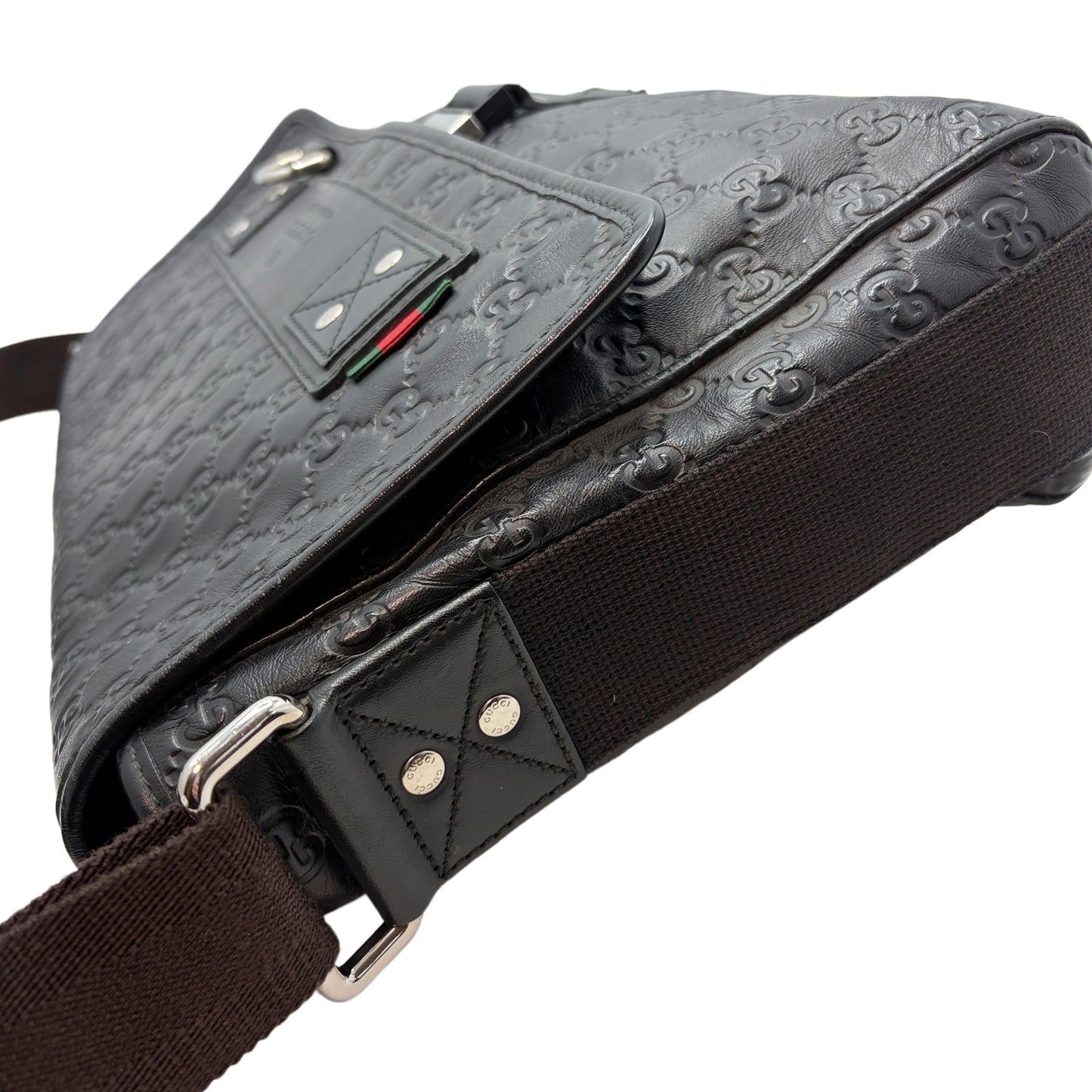 GUCCI Guccissima Leather Shoulder Bag