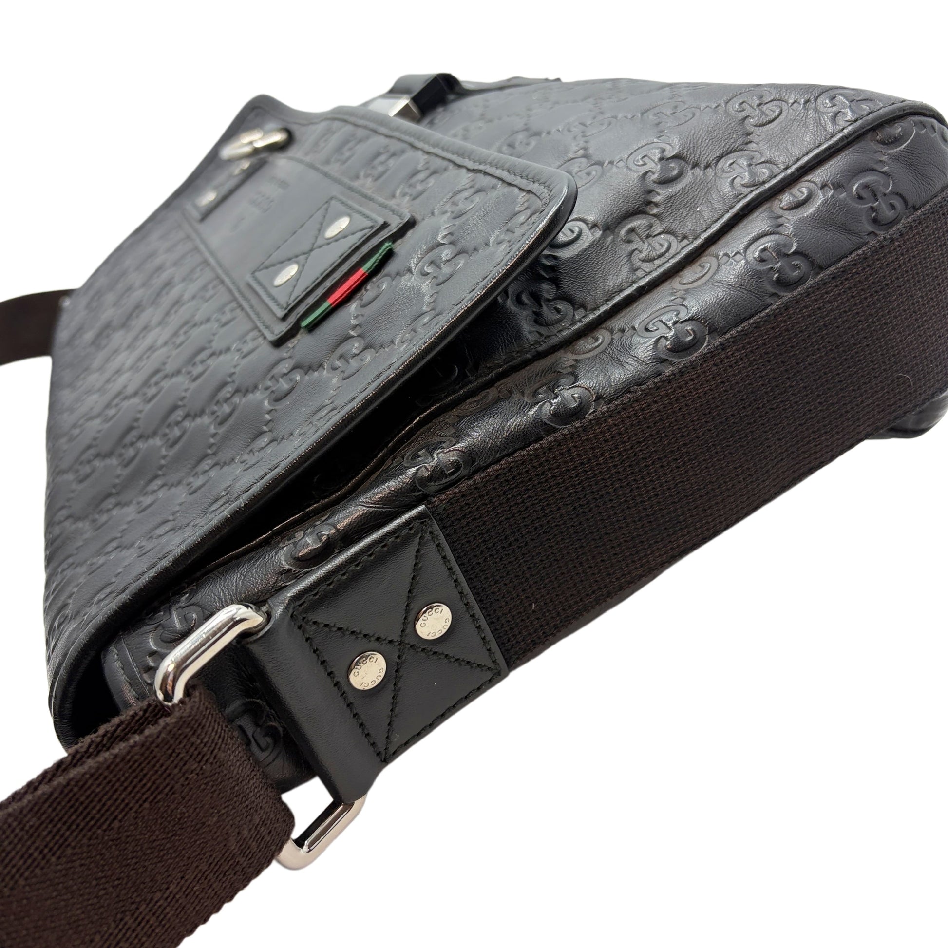 GUCCI Guccissima Leather Shoulder Bag