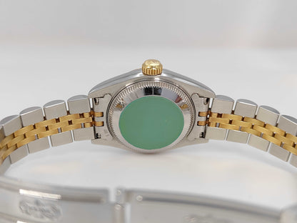 ROLEX 69173G T147210 Champagne Dial Jubilee Bracelet Women's Watch