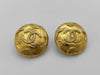 CHANEL Coco Mark Plated Earrings