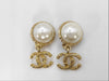 CHANEL Faux Pearl Earrings
