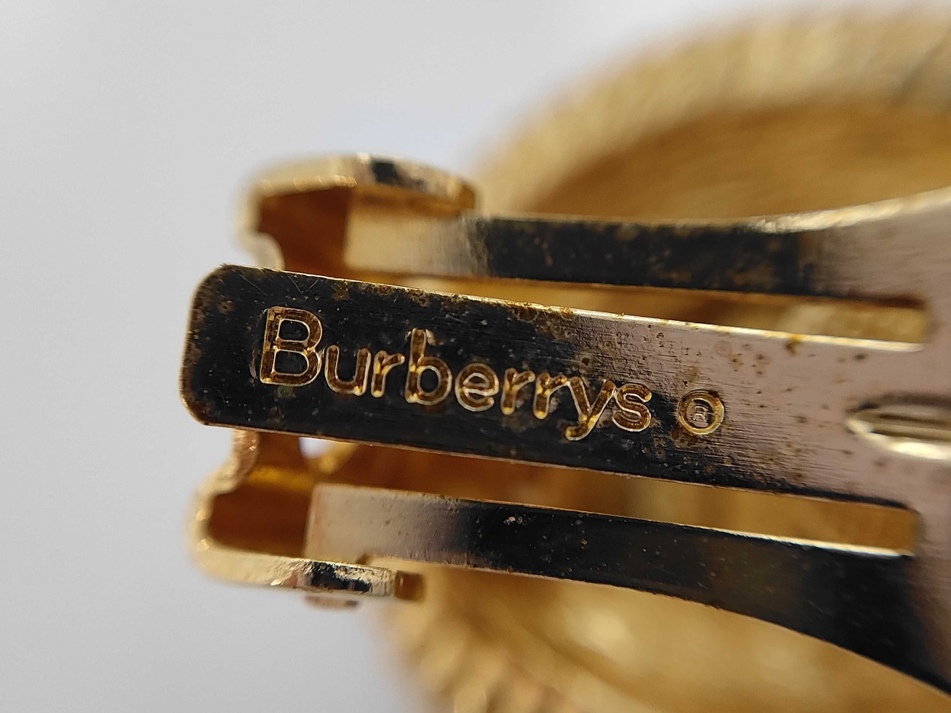 Burberrys Plated Rhinestone Earrings