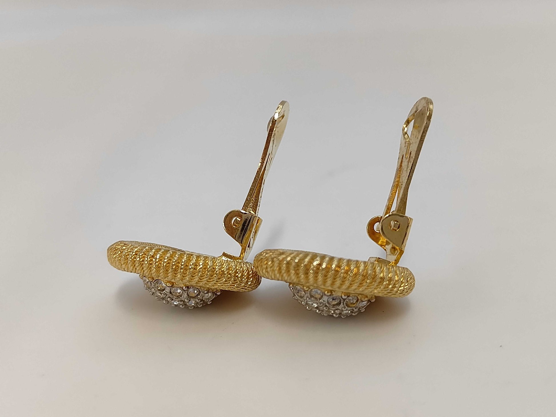Burberrys Plated Rhinestone Earrings